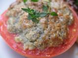 Grilled Blue Cheese-Crusted Tomatoes