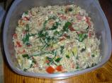 Warm Orzo Salad
