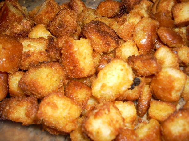 Succulent Homemade Croutons. Photo by Melvin'sWifey