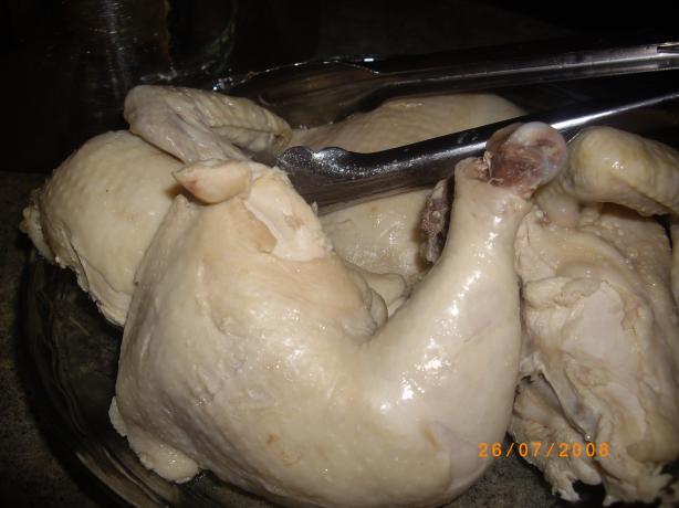 Un-Boiled Chicken. Photo by Sage