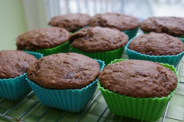 Low Fat Dark Chocolate Muffins. Photo by Redsie
