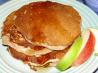 Apple and Flax Pancakes. Recipe by kittycatmom