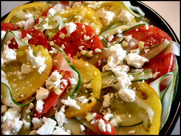 Marinated Tomato Salad. Photo by Sheri-BDB