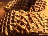 Pumpkin Sourdough Waffles