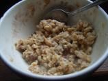 Maple Oatmeal With Dried Fruit and Granola