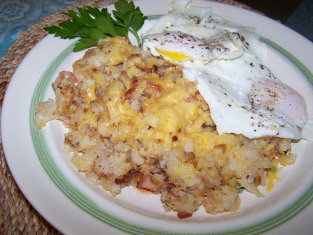 Creamy Skillet Hash Browns Casserole. Photo by Chef PotPie