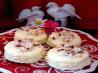 Vanilla-Glazed Pecan Coconut Cookie Scones. Recipe by Shelby Jo