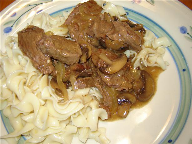 Dijon Sirloin Tips. Photo by MA HIKER