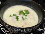Potato, Leek & Ham Soup