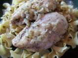 Creamy Chicken Tarragon With Egg Noodles