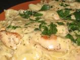 Creamy Chicken Tarragon With Egg Noodles. Photo by PianoCook