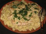 Creamy Chicken Tarragon With Egg Noodles. Photo by PianoCook