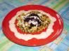 Black Forbidden Rice  &  Eggplant With Almond Cream Sauce