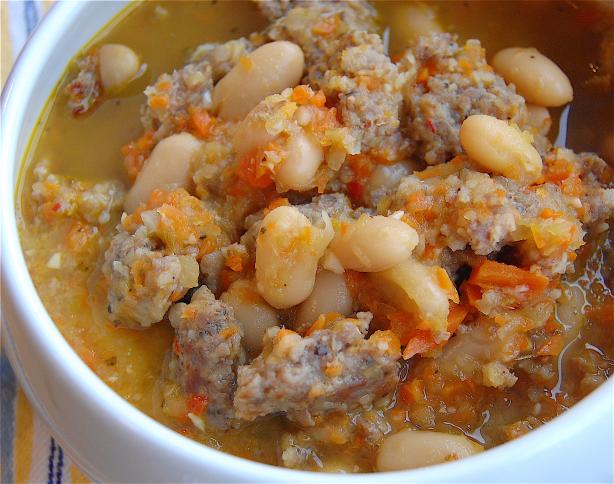 Tuscan Sausage and Bean Soup. Photo by rickoholic83