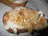 Goat Cheese, Almond, and Honey Tartine