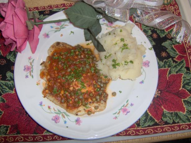 Pan Fried Tilapia With White Wine and Capers. Photo by Chef Lyle