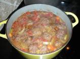 German Bavarian Meatball Stew