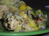 Caribbean Chicken With Pineapple Salsa....