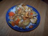 Honey Nut Pork or Chicken Stir-Fry. Photo by Nyteglori