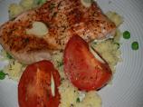 Garlicky Broiled Salmon and Tomatoes