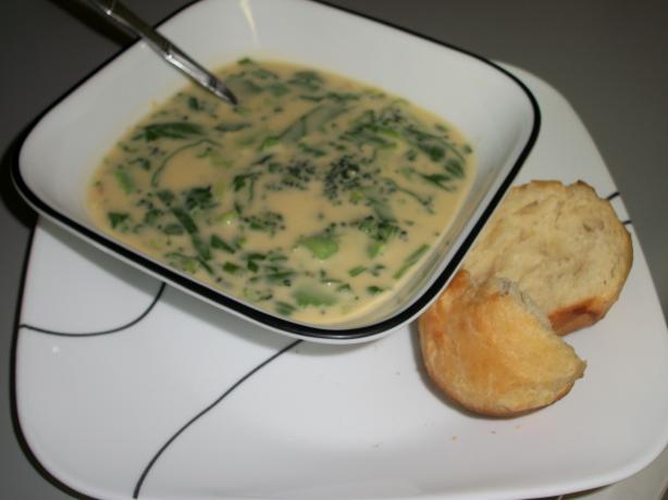 Broccoli Cheese Soup for Two. Photo by quirkycook