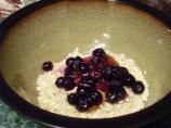 Healthy Blueberry Peach Oatmeal