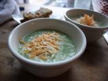Broccoli Soup With Sharp Cheddar