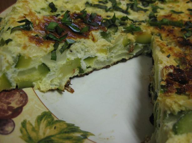 Frittata Di Zucchine (Zucchini Frittata). Photo by Charlotte J