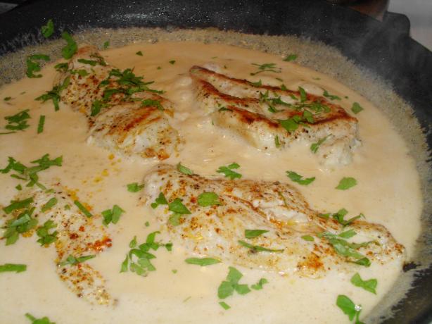 Chicken in Creamy Chipotle Sauce. Photo by vivmom