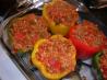 Turkey Stuffed Green Bell Peppers