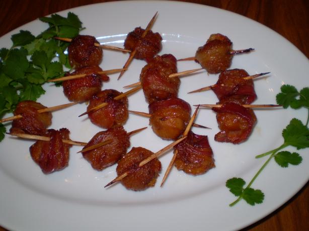 Bacon-Wrapped Water Chestnuts. Photo by TasteTester