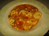 Southwest Tortellini Chowder. Photo by KadesMom