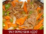 Spicy Pepper Steak. Photo by J e l i s a