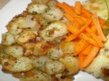 Pan Fried Turnips and Potatoes