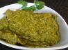 Mushrooms With Creamed Spinach and Spices (Khumb Jahanara). Recipe by Sandi (From CA)