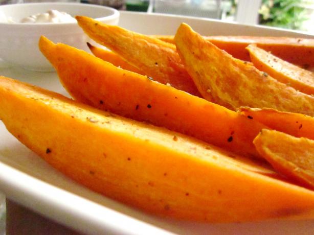 Ina Garten's Baked Sweet Potato  Fries. Photo by gailanng