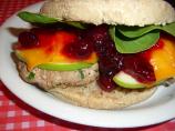 Apple-Cheddar Turkey Burgers