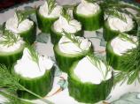 Cucumber Cups With Horseradish