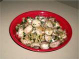 Garlic Button Mushrooms With Breadcrumbs