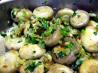 Garlic Button Mushrooms With Breadcrumbs