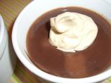 Chocolate Pudding With Espresso Whipped Cream. Photo by Spongebob Chefpants