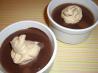 Chocolate Pudding With Espresso Whipped Cream. Recipe by Spongebob Chefpants