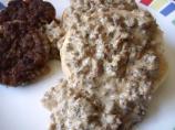 Super Sausage Gravy and Cheater Biscuits. Photo by HokiesLady
