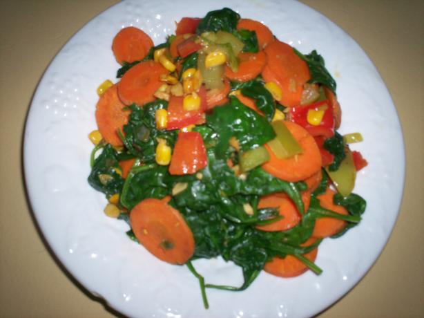 Hot Spinach Salad. Photo by Debbwl