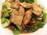 Grilled Halibut With Tamarind Stir-Fried Vegetables