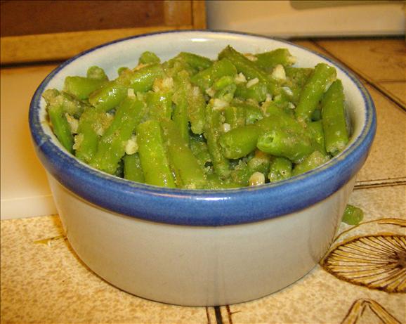 Garlicky Green Beans. Photo by Marie Nixon
