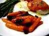 Apricot Orange Glazed Carrots With Cranberries