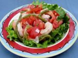 Ensalada De Nopales Y Camarones  - Cactus and Shrimp Salad