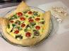 Spinach, Tomato and Feta Quiche