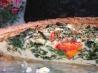 Spinach, Tomato and Feta Quiche